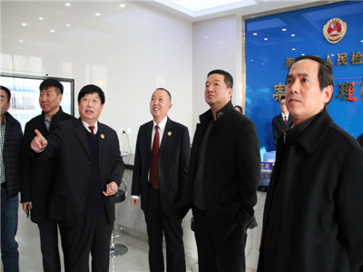 海兴县主要领导同志视察检察工作